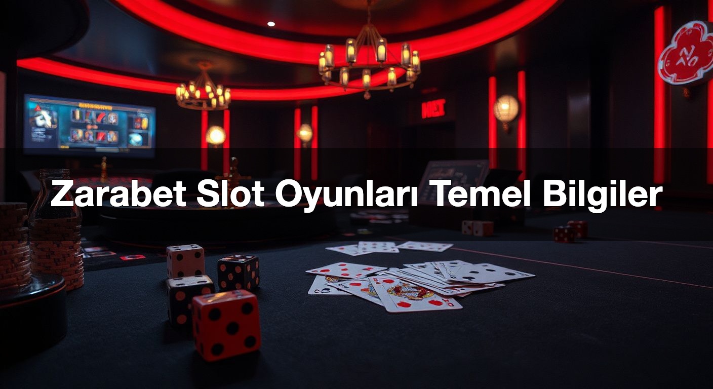 zarabet slot oyunlar temel bilgiler 1789295595505